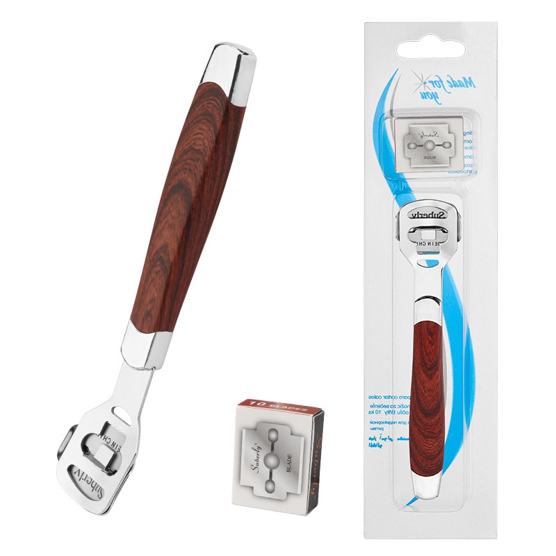 &quot;Dụng cụ loại bỏ da chết gót chân inox Dụng cụ mát xa chân [ inox ]&quot;