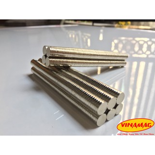 Set 100 Viên 8x1mm Nam Châm Đất Hiếm NdFeB ( Nam châm trắng )