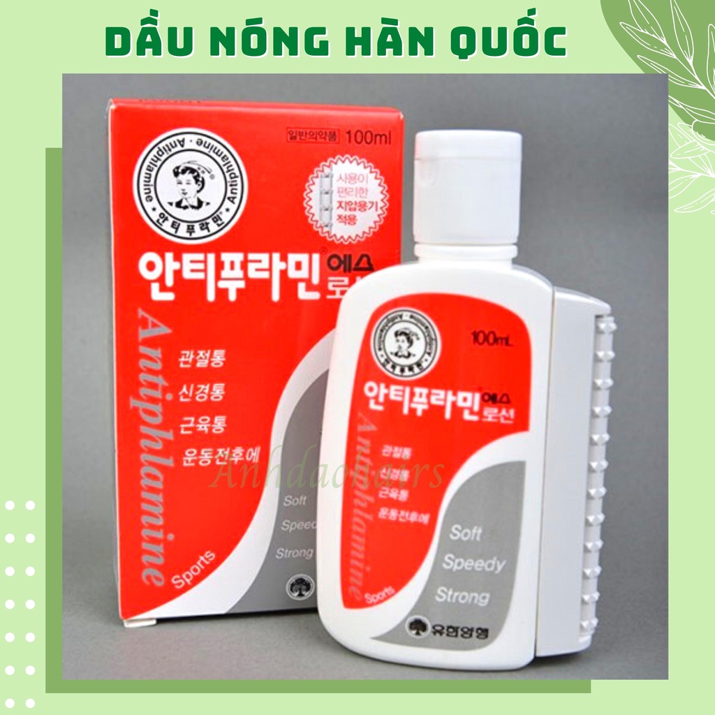 Dầu nóng xoa bóp.