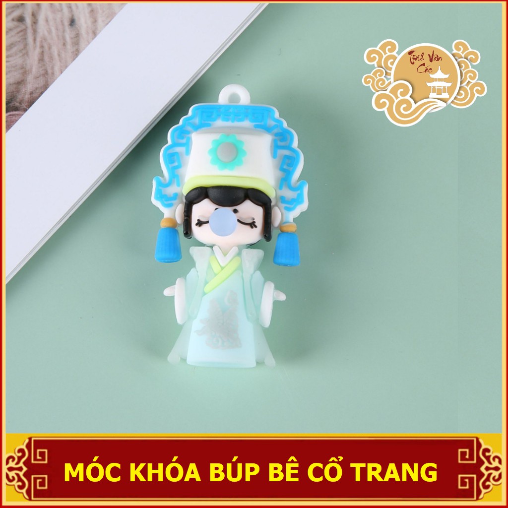 Móc chìa khóa búp bê Lương Sơn Bá cổ trang Tĩnh Vân Các