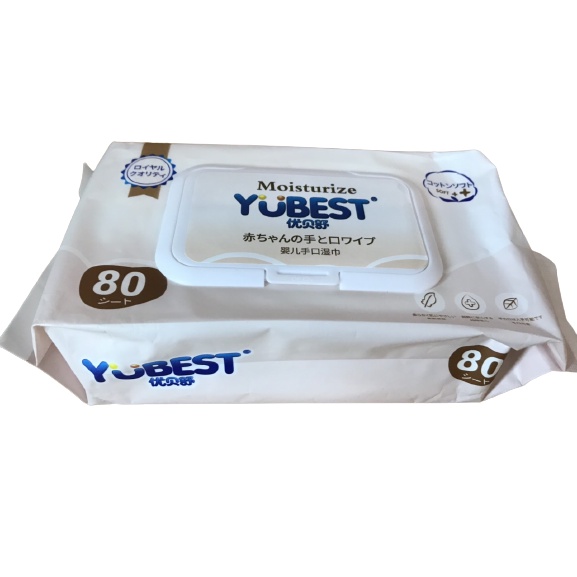 Khăn Ướt Yubest Natural Cao Cấp Mới 80 Tờ