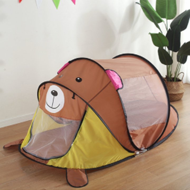 Lều chơi tự động cho trẻ em hình con gấu