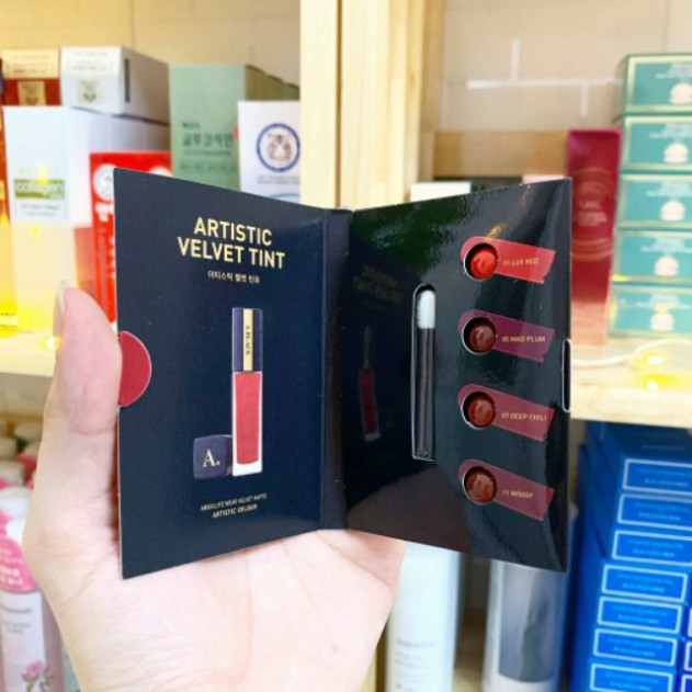 free ship Mẫu thử set 4 màu son cao cấp hiện đại Hàn Quốc A.Black Tặng Nước Hoa | BigBuy360 - bigbuy360.vn