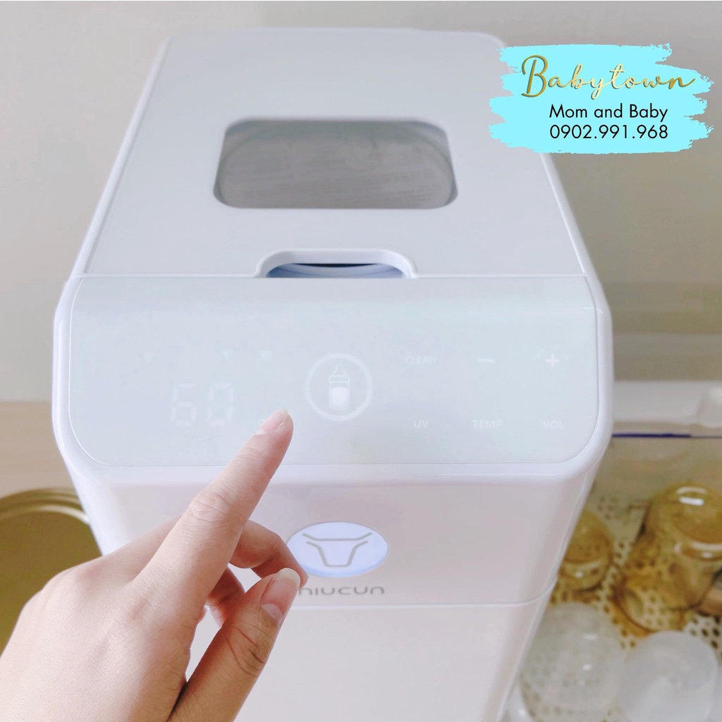 Máy pha sữa thông minh NIUCUN PRO – Công nghệ Đức có khử trùng UV, sấy khô thông minh, pha được tất cả các loại sữa