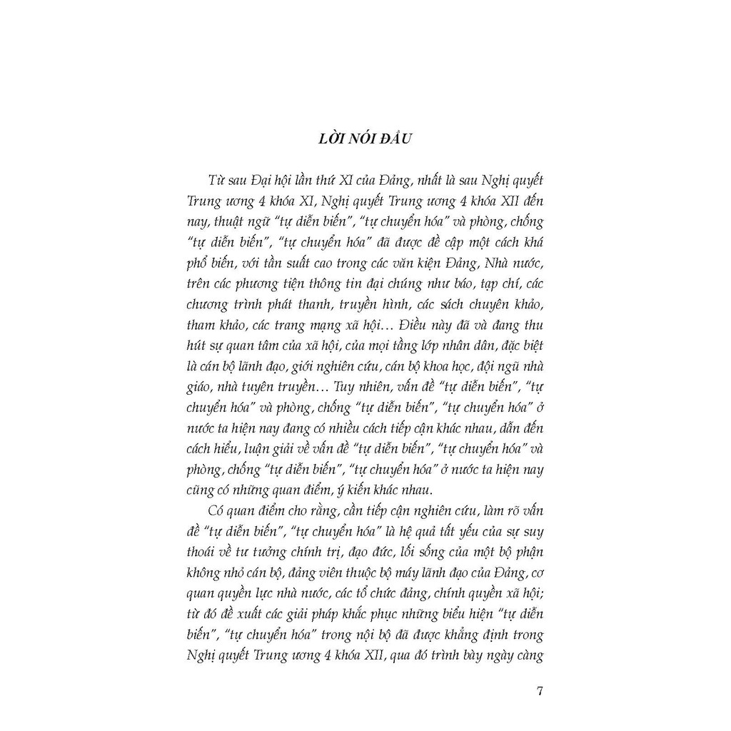 Sách - Phòng, Chống "Tự Diễn Biến", "Tự Chuyển Hóa" Ở Việt Nam Hiện Nay | BigBuy360 - bigbuy360.vn