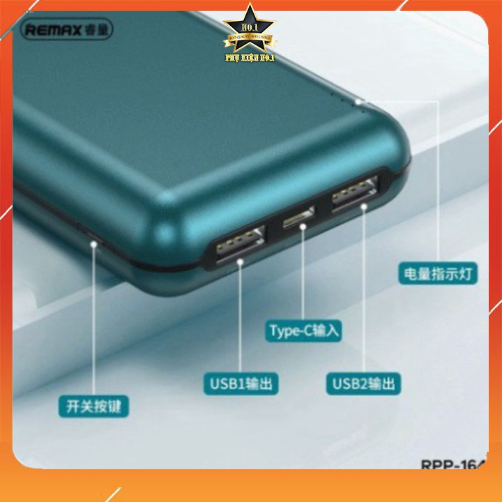 [ HÀNG CAO CẤP ] Sạc Dự Phòng, Pin Dự Phòng RPP-164 20000MAH LINZE 22.5W - Chính Hãng Remax