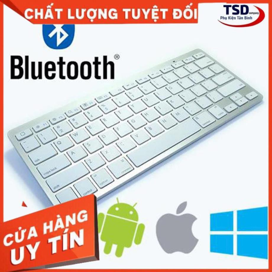 Bàn phím bluetooth BOW HB191A, Bàn Phím Bluetooth 2in 1 Cho Ipad - Android - Ios - Win -  Điện Thoại Và Máy Tính Bảng