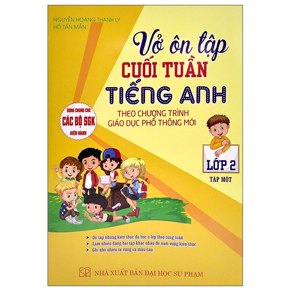 Sách Dùng Chung Cho Các Bộ SGK Hiện Hành - Vở Ôn Tập Cuối Tuần Tiếng Anh Lớp 2 - Tập 1