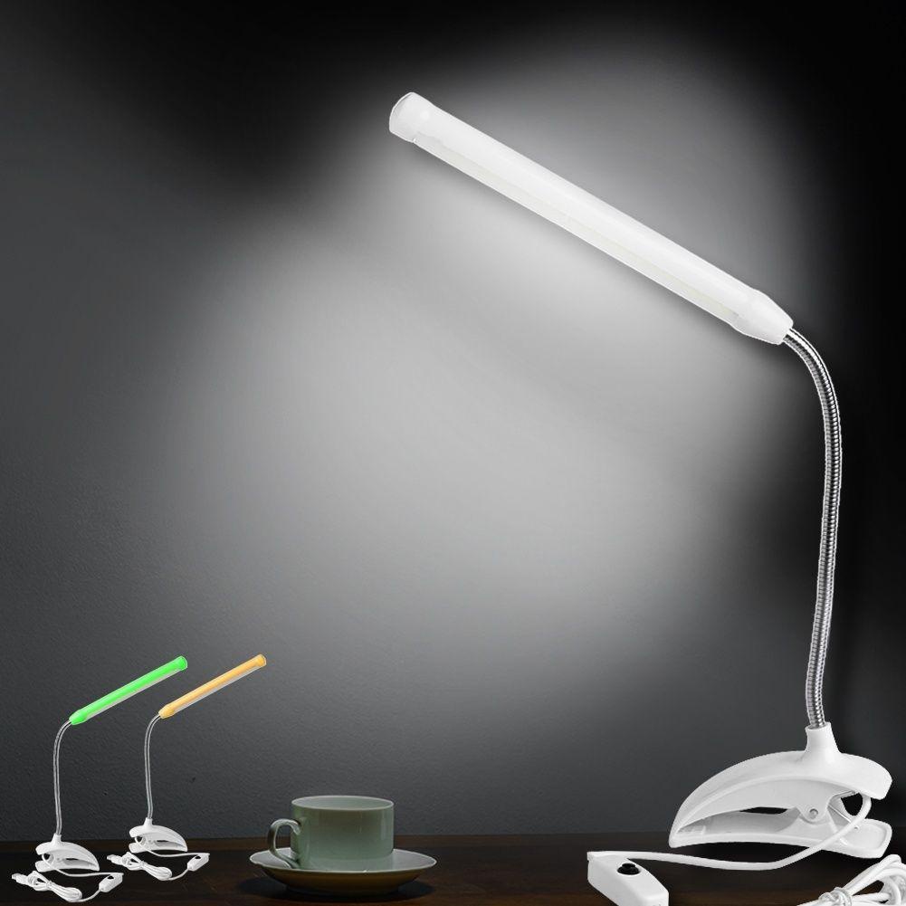 MUVAKO Đèn LED Đọc Sách Kẹp Thành Giường Có Thể Sạc Lại Tiện