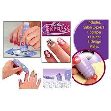 Bộ in vẽ móng làm nails bộ in vẽ sơn móng tay siêu tốc 1043