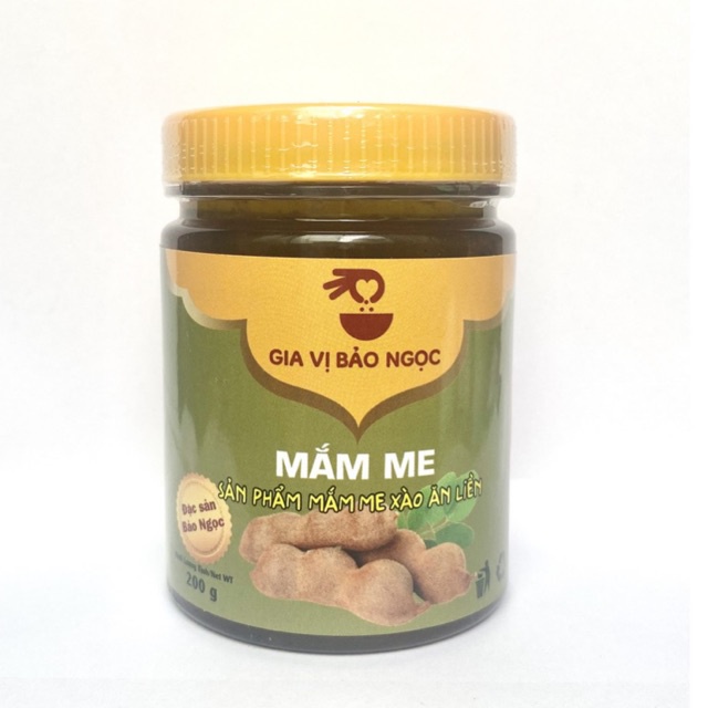 Mắm me ăn liền Bảo Ngọc 200g - Nước sốt me cô đặc chấm bánh tráng, khô cá