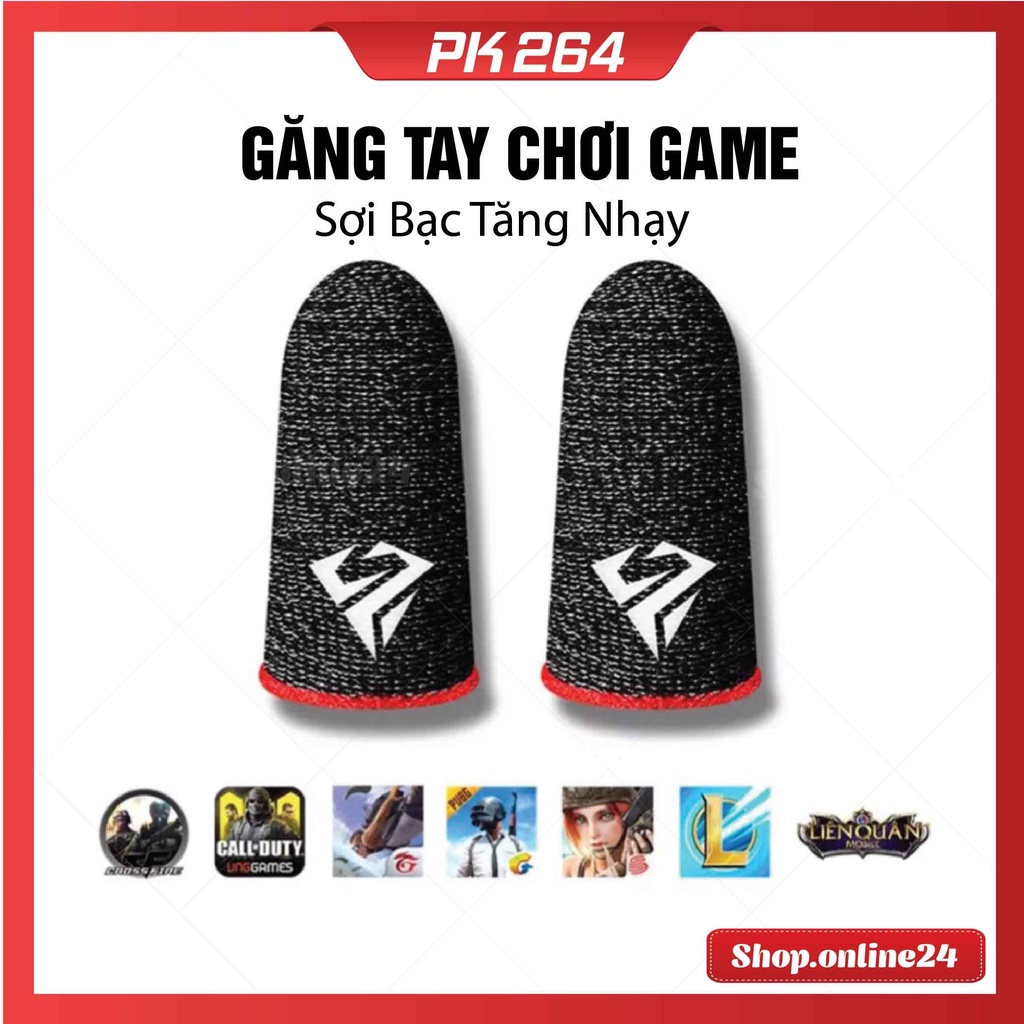 Bao tay Găng tay chơi game FF siêu nhạy Memo, Shezi sợi carbon cảm ứng mượt cho game PUBG ROS Tốc Chiến Liên Quân mobile