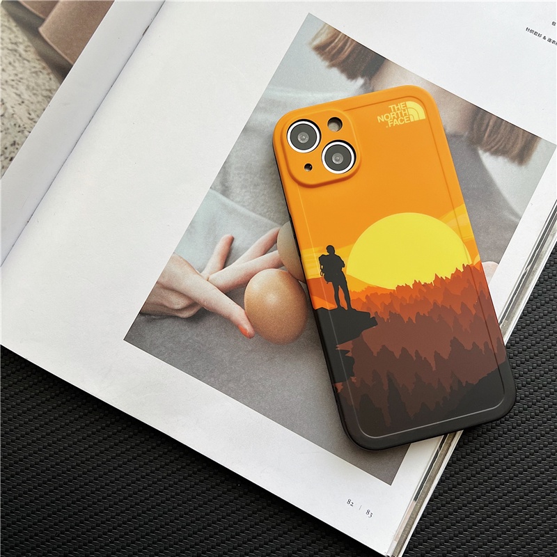 Ốp Điện Thoại Mềm In Hình Hoàng Hôn Cho iphone 12 / 15 / 14 pro max / 11 / 11 pro max 13