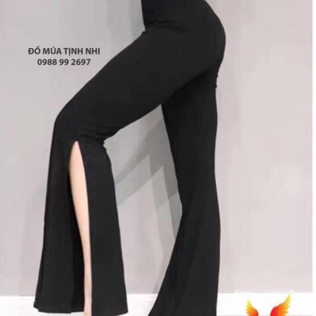 Quần múa cổ trang ống rộng xẻ cạnh Q39 - [ Đồ Múa Tố Uyên ORDER 15 Ngày ]
