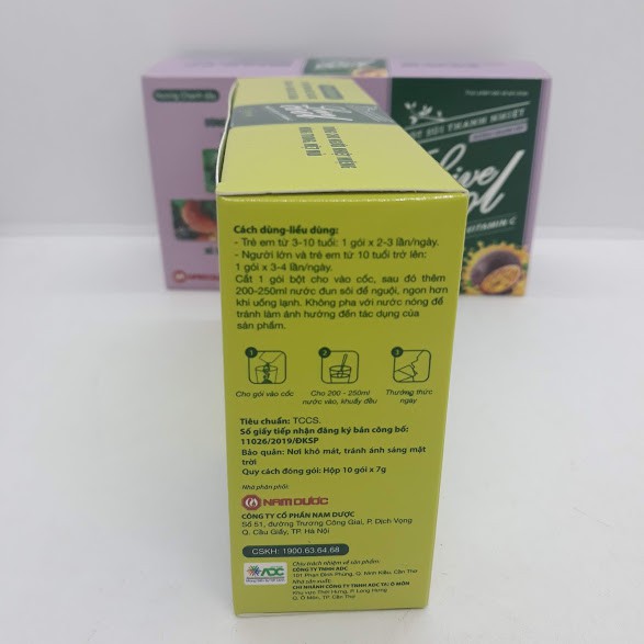Bột sủi thanh nhiệt Live cool Nam Dược