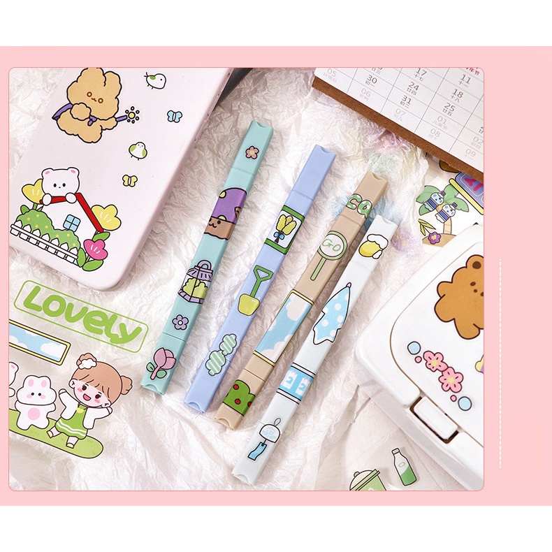 Set 10 tấm sticker cute chiết ngẫu nhiên từ hộp 100 sticker - Momo Chan