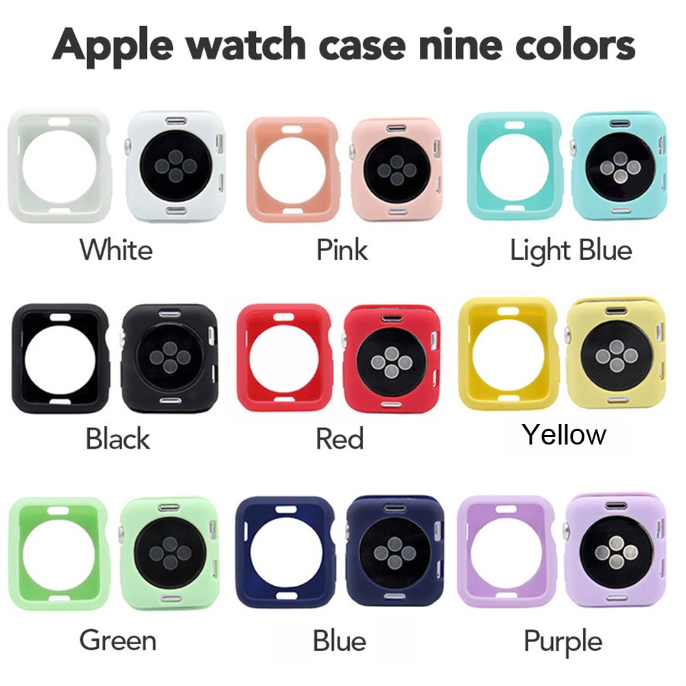 Khung Bảo Vệ 44mm 40mm Cho Đồng Hồ Thông Minh Iwatch Apple Watch 4 3 2 1