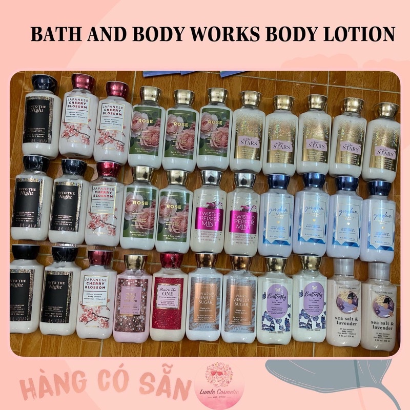 Sữa dưỡng thể Bath and body works lotion