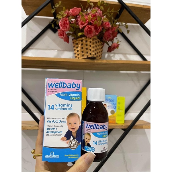 Vitamin Tổng Hợp Wellbaby 150ml Cho Bé Từ 4 Tháng