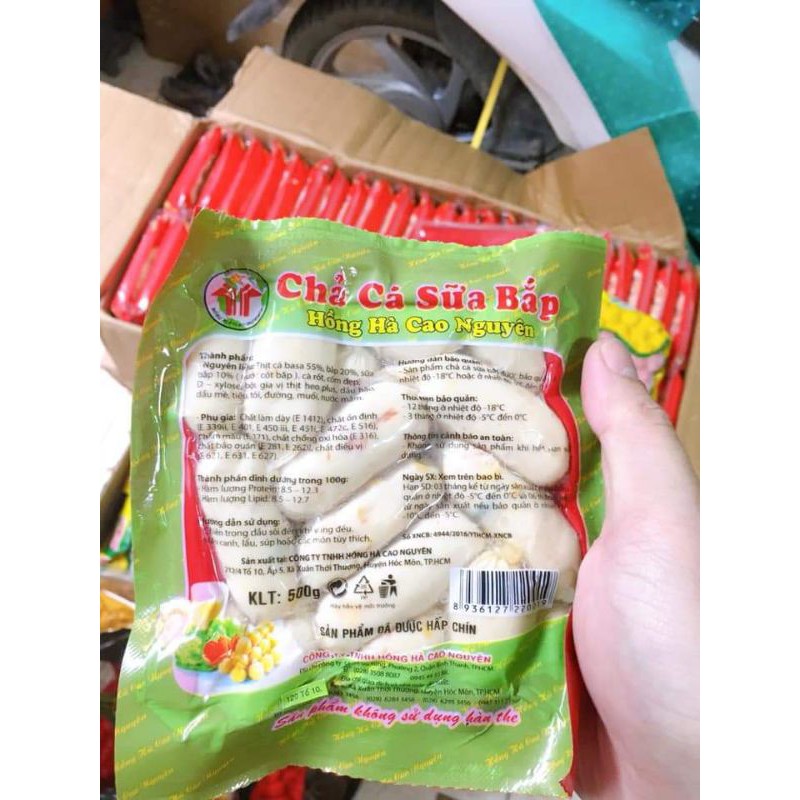 Xúc xích ngô chả cá sữa bắp 500gr