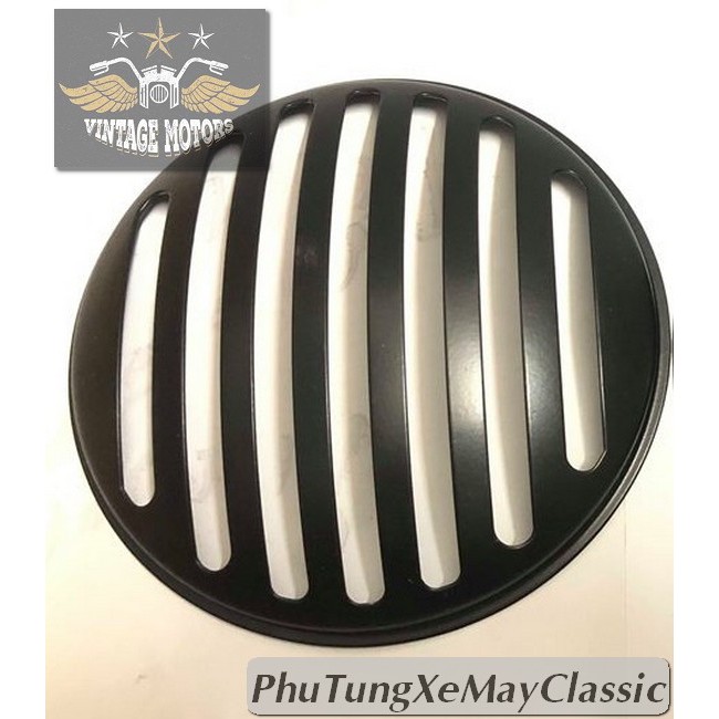 LƯỚI ĐÈN PHA XE MÁY CLASSIC - Lưới đèn pha lắp trong Cafe Racer Tracker CG125 SU GN125 CD 67 WIN