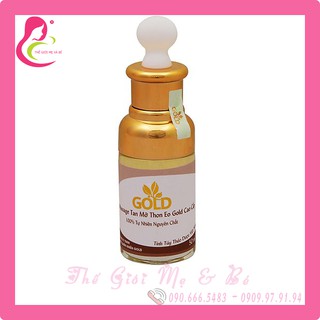 Dầu massage giúp tan mỡ, thon eo - Gold (50ml)