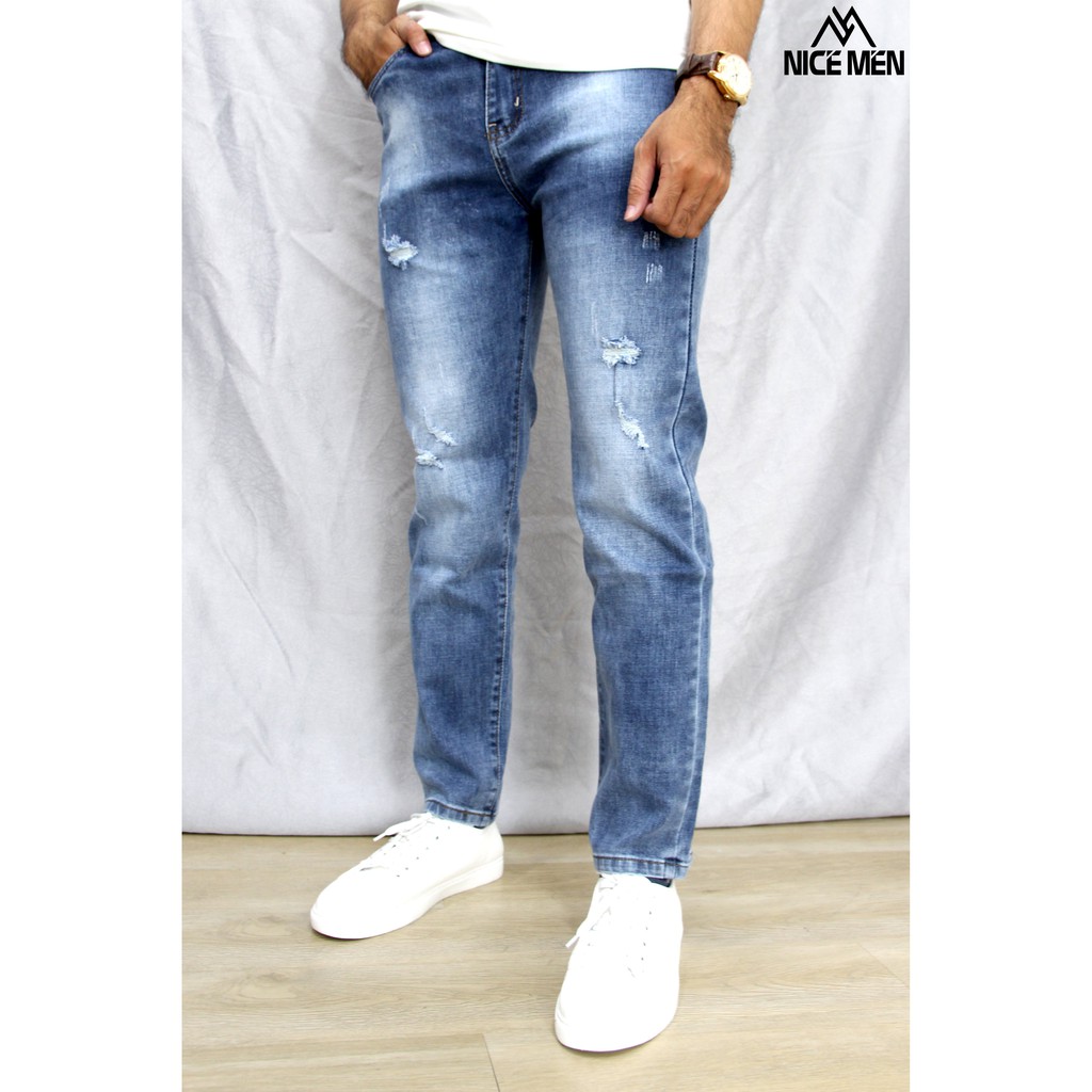 Quần Jeans Nam Rách Nice Men❤️️ FREESHIP ❤️️ ✔️ CAM KẾT ẢNH SHOP TỰ CHỤP✔️ HỖ TRỢ MIỄN PHÍ ĐỔI - TRẢ SẢN PHẨM.