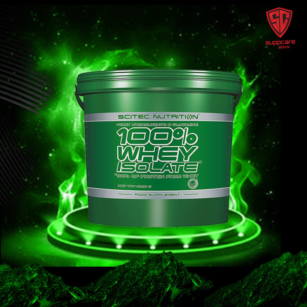 Whey | Whey Protein Isolate Scitec - Sữa Tăng Cơ Không Tăng Mỡ 4kg - Chính Hãng - SUPPCARE