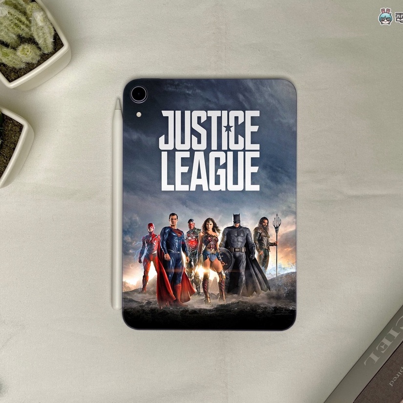Miếng Dán Skin IPAD In Hình Justice League - Liên Minh Công Lý Dành Cho Skin Ipad Pro / Skin Ipad Mini / Ipad Air
