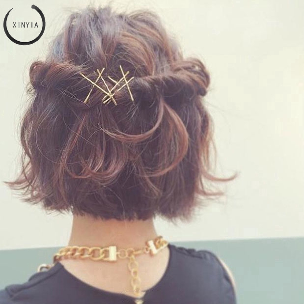 Kẹp Tóc Màu Vàng Cho Nữ