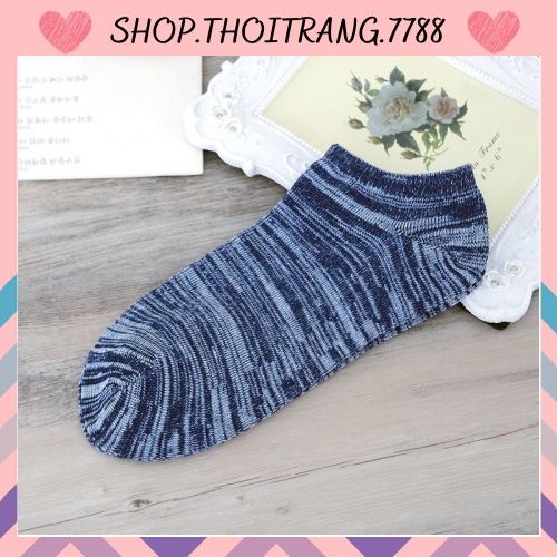 Set 5 đôi tất nam màu loang