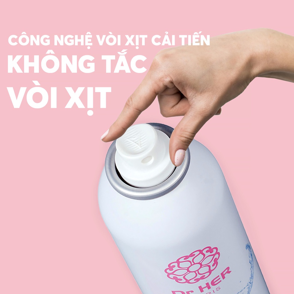 Xịt khoáng Dr HER Paris làm dịu da, cấp ẩm phục hồi cho da