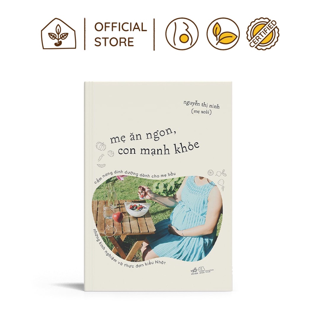 Sách Mẹ Ăn Ngon Con Khỏe Mạnh - Chế Độ Dinh Dưỡng Và Công Thức Nấu Ăn Đủ Chất Ngon Miệng | Nhà Đậu | 69