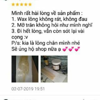 Wax tẩy lông nhân sâm shiny handmade ( tặng kèm bộ dụng cụ wax khi mua combo)