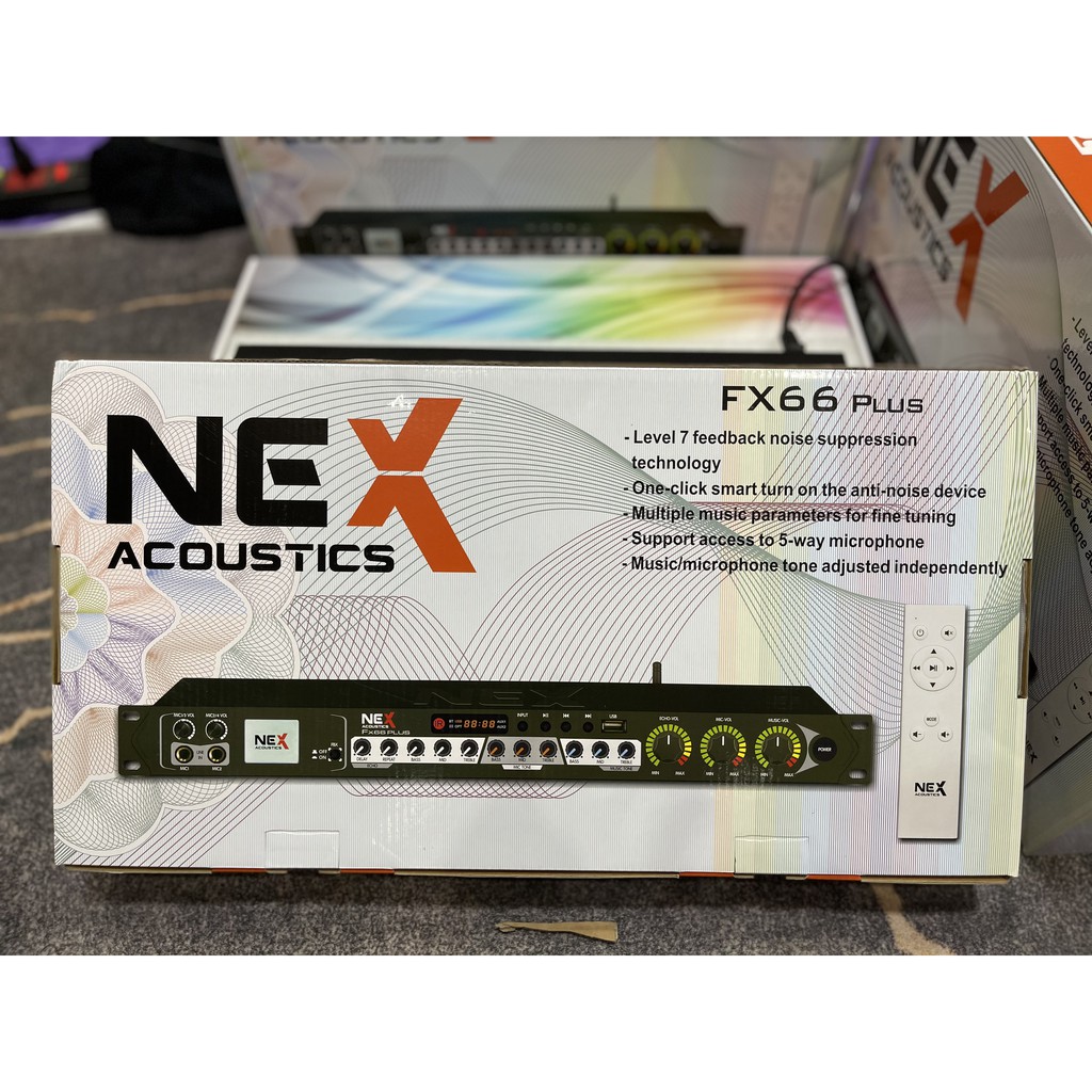 Vang cơ NEX FX66 Plus (mẫu vang cơ nex mới 2021) chiết áp nổi cực tiện lợi