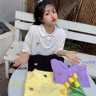 [FREESHIP] ÁO THUN CỔ POLO CROPTOP <3