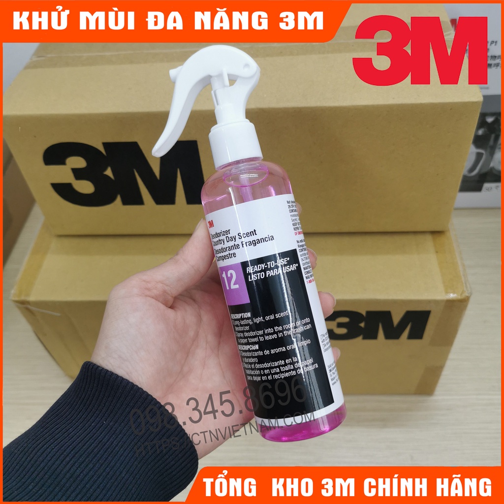 Xịt Khử Mùi Hôi Giày, Mùi Hôi Chân 3M 12L Deodorizer Chính Hãng