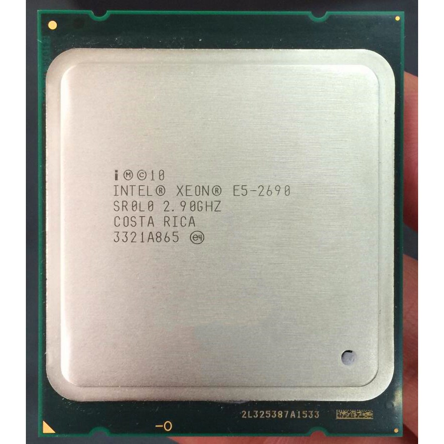 INTEL Bảng mạch máy tính E5-2690 E5 2690 2.9G SROL0 C2 LGA2011 CPU 100%