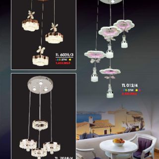 Đèn chùm thả trang trí hiện đại
