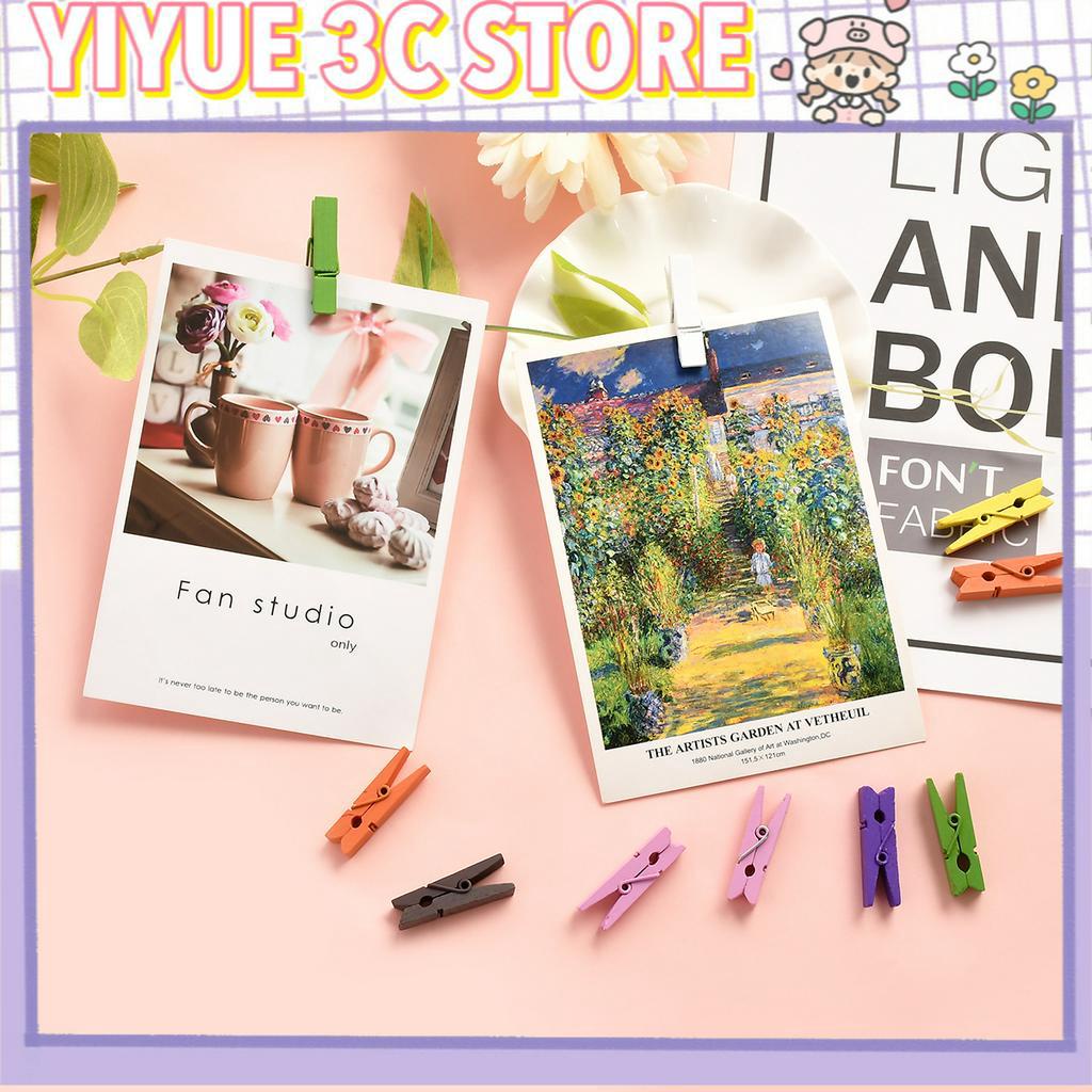 Kẹp Gỗ Treo Ảnh Tiện Lợi Nhiều Màu