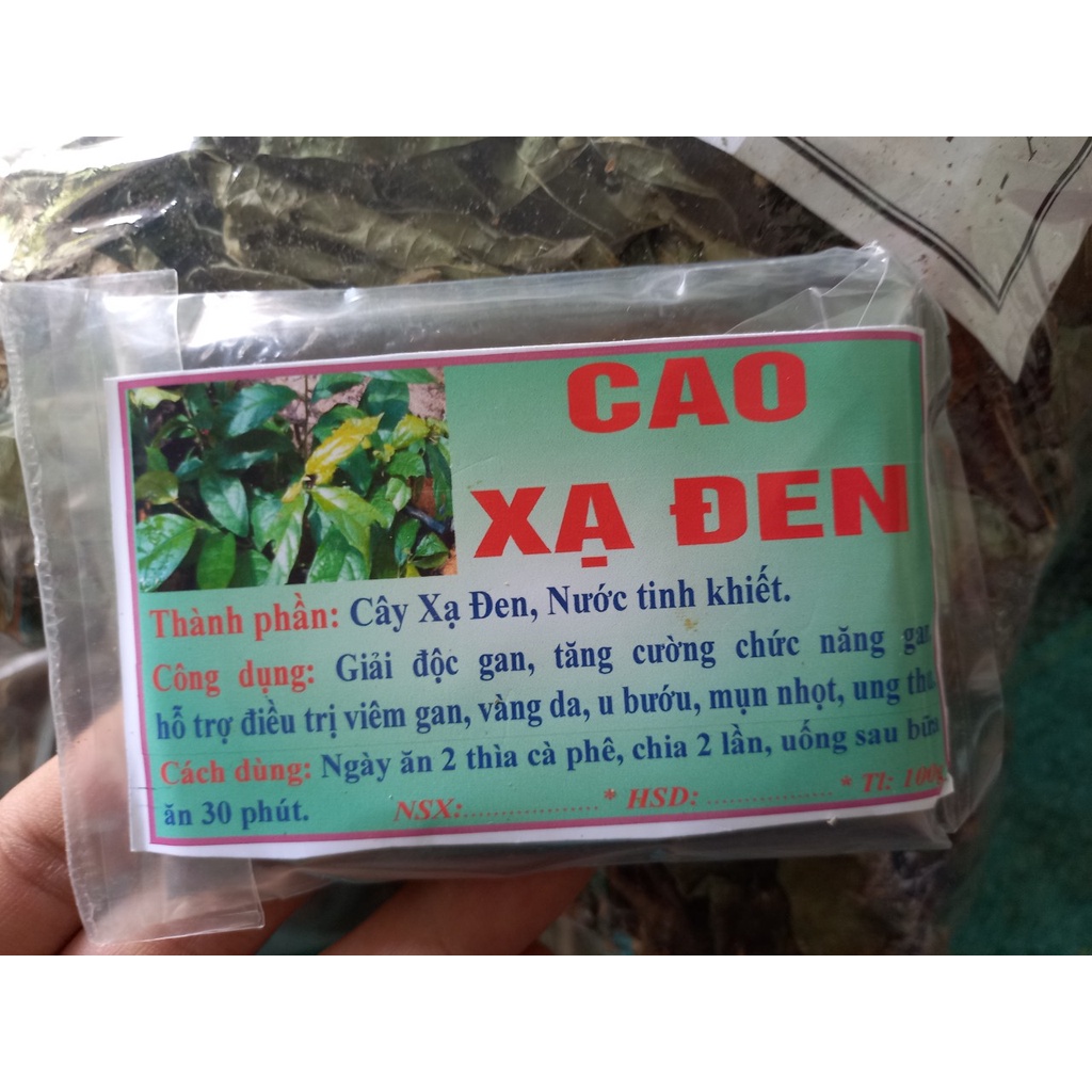 Cao xạ đen hoà bình 100gram
