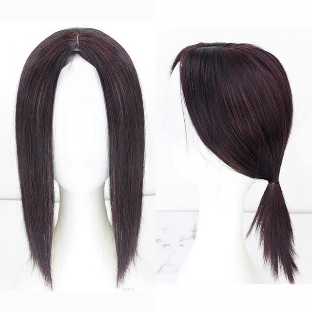 Tóc giả che mái hói😍freeship 50k😍 tóc đỉnh đầu có da đầu- hình thật