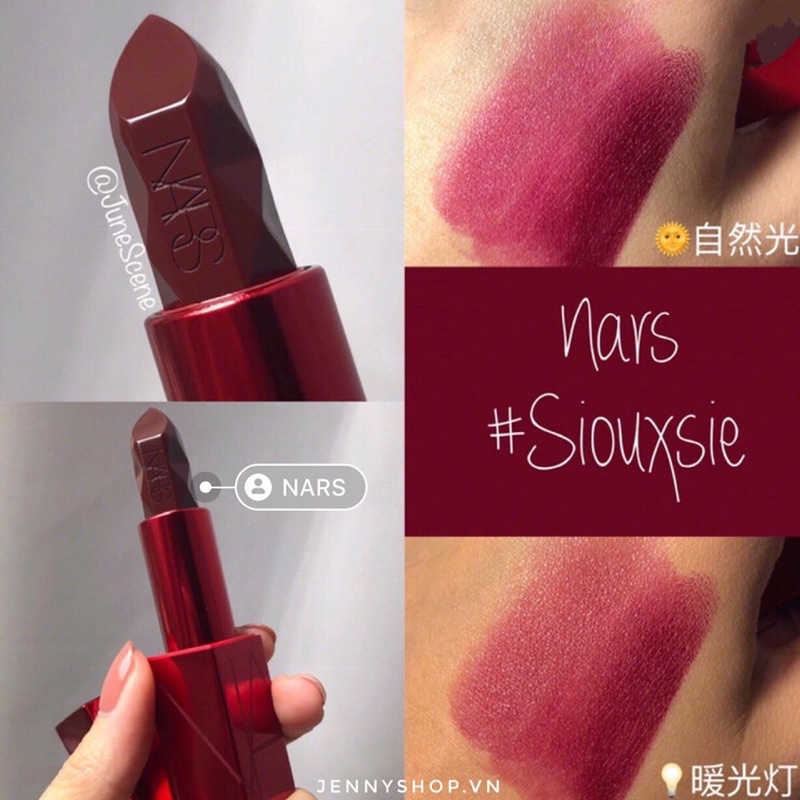Son thỏi NARS Spiked Audacious Lipstick- 2858 Siouxsie