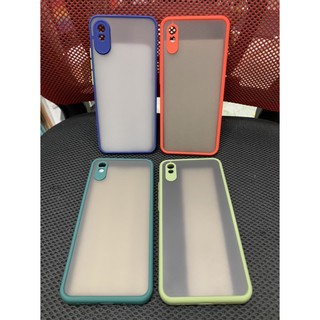 Ốp lưng Xiaomi redmi 9A viền dẻo màu lưng nhám mờ