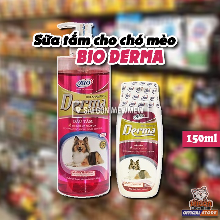 [Mã PET50K giảm Giảm 10% - Tối đa 50K đơn từ 250K] [CHÍNH HÃNG] Sữa Tắm Ngừa Ghẻ, Nấm Da, Xà Mâu - Bio Derma 150ML