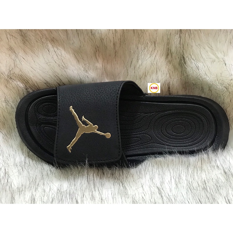 Dép Jor.dan hydro 6 nam nữ FREESHIP + KÈM HỘP ,Dép quai ngang bóng rổ JD6 đen full  bộ đệm êm siêu nhẹ Big Size