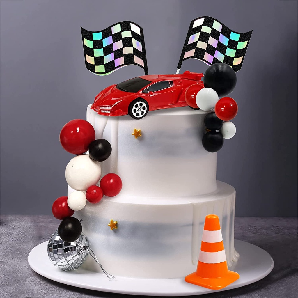 Set 10 Que Cắm Trang Trí Bánh Kem Hình Ngọc Trai Xinh Xắn