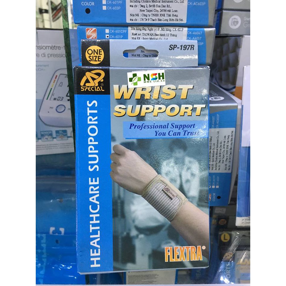 Đai hỗ trợ cố định khớp cổ tay cao cấp SP-197R SP197R SP 197R