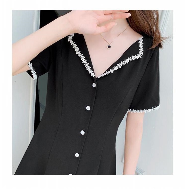 NRVP Đầm xuân hè phong cách Hàn Quốc dáng rộng hợp thời trang cho nữ