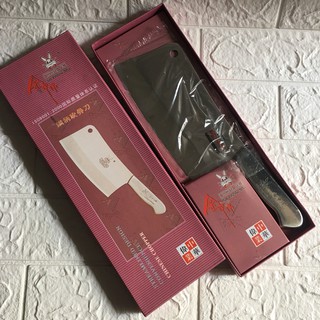 Dao chặt thịt, xương cán Inox cao cấp. Cán dao 11cm. Thân dao 27cm. bảng dao 8.5cm. Nặng 500gr